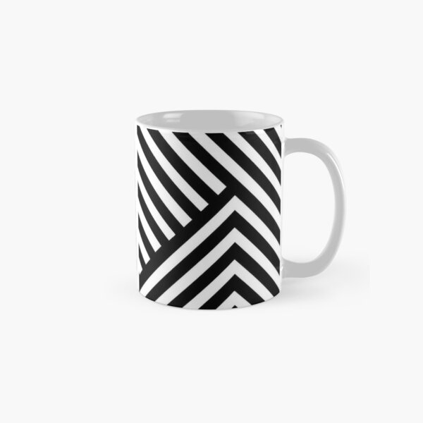 Item preview, Stripped Zig Zag Pattern in black and white designed and sold by blancheart1.