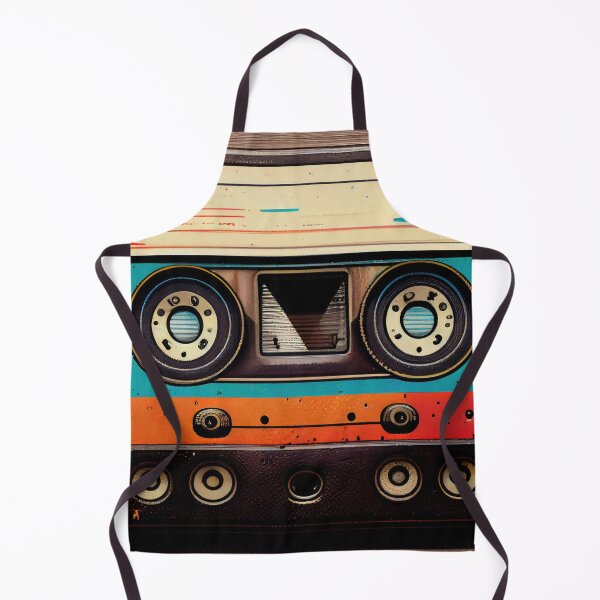 Item preview, Hand-drawn comic retro audio cassette. Colorful background in art retro-futuristic style designed and sold by anytka.