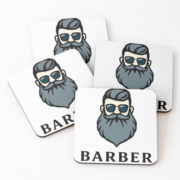 Item preview, Barber Hipster with Beard and Sunglasses designed and sold by matybrak.