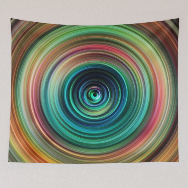 Item preview, Ocean Swirl: Turquoise Brown Spiral Art designed and sold by Patternair.