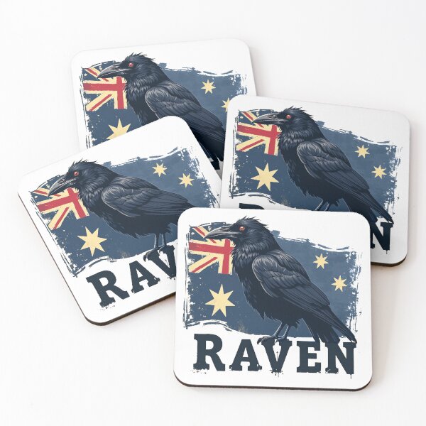 Item preview, Australian Raven Corvus Coronoides Bird designed and sold by Blok45.