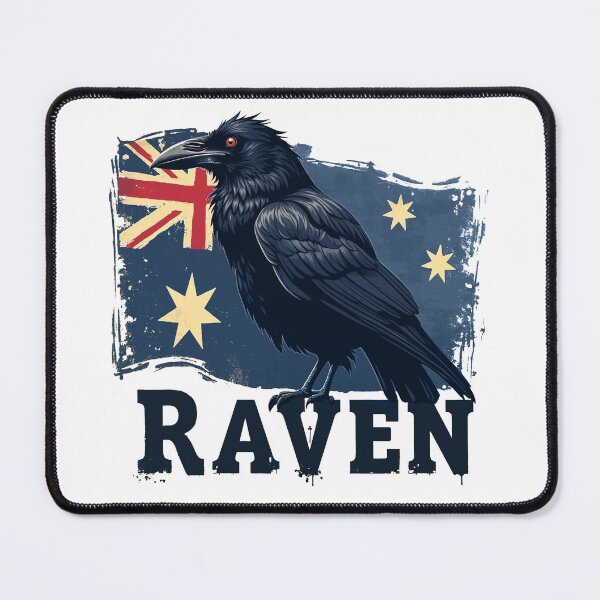 Item preview, Australian Raven Corvus Coronoides Bird designed and sold by Blok45.