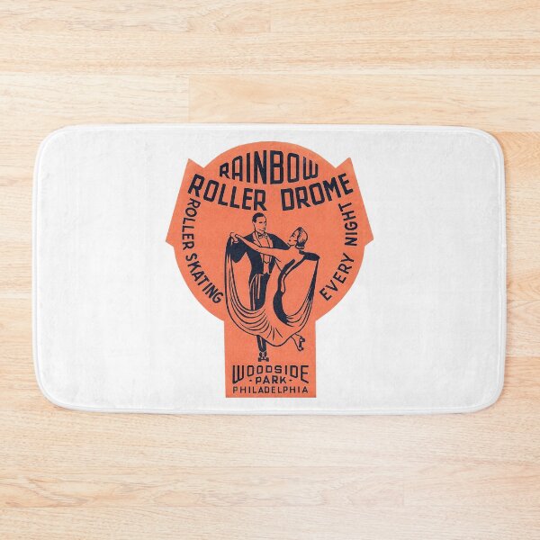 Item preview, Rainbow Roller Drome Philadelphia Pennsylvania Roller Skating Rink Sticker Decal Label designed and sold by tislord.