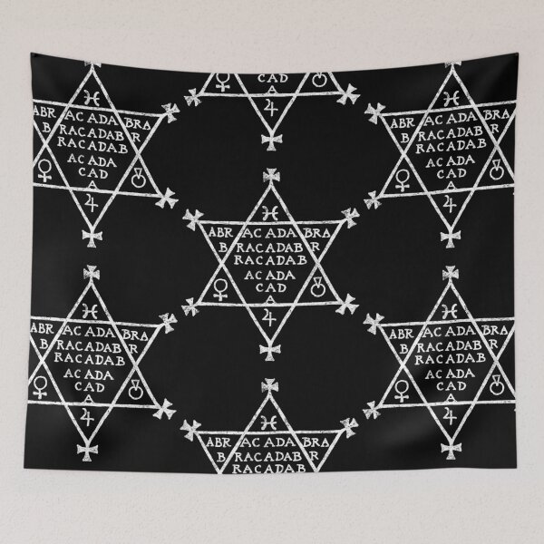 Item preview, Abracadabra, Aramaic Magical incantation, Symbolic Occult Design designed and sold by Proverbial Wisdom Design.