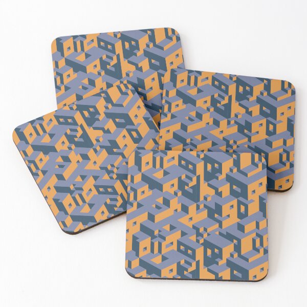 Item preview, Isometric City Pattern designed and sold by GarwoodDesigns.