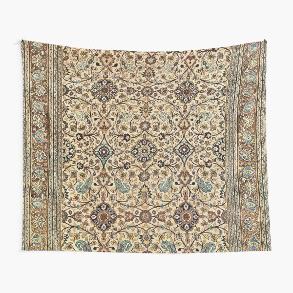 Item preview, Antique Persian Meshad Rug Print designed and sold by Vicky Brago-Mitchell®.