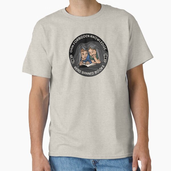 Item preview, Read Banned Books Gain Forbidden Knowledge  designed and sold by Unhinged Heather.