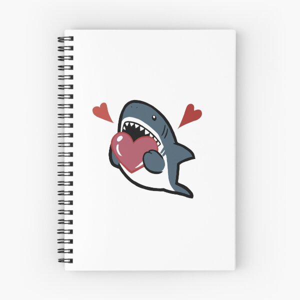 Item preview, Love Bites: Cute Shark Holding Heart designed and sold by TSGDesign.