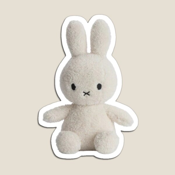 Item preview, miffy bunny white plush designed and sold by leeliae.
