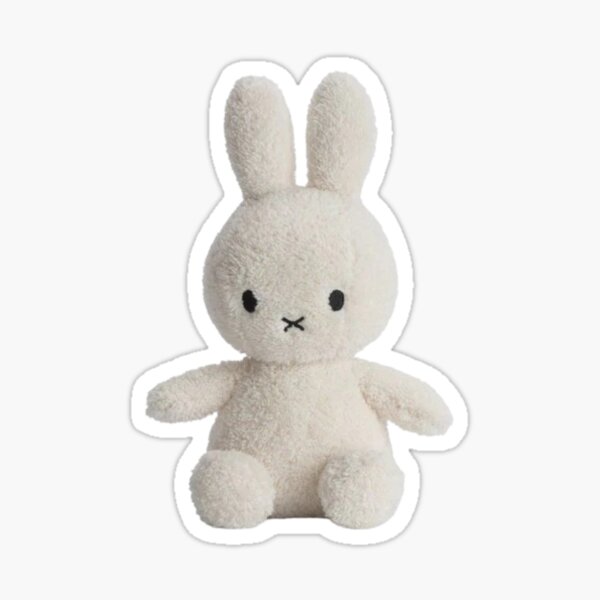 Item preview, miffy bunny white plush designed and sold by leeliae.