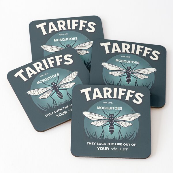 Item preview, Tariffs Are Like Mosquitoes – They Suck - Tariff T-Shirts designed and sold by CelestialAllure.