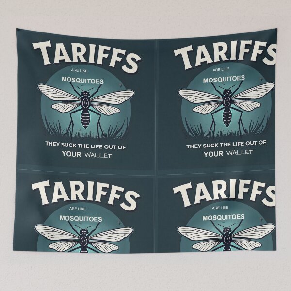 Item preview, Tariffs Are Like Mosquitoes – They Suck - Tariff T-Shirts designed and sold by CelestialAllure.