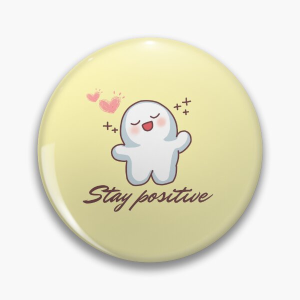 Item preview, Stay Positive in Tough Times – Motivational Typography Design designed and sold by Basma Store.