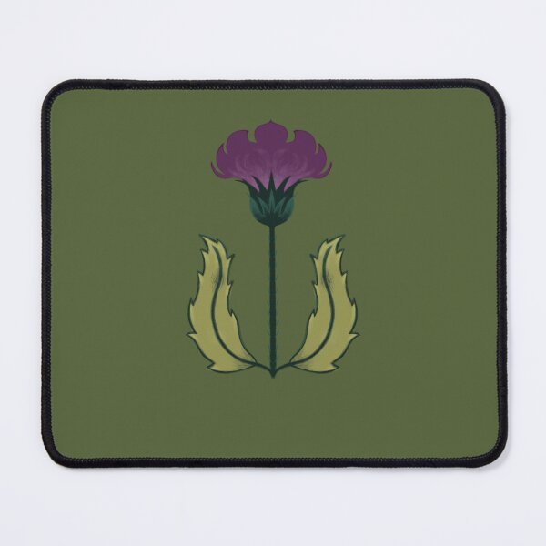 Item preview, Stylized thistle flower designed and sold by GrackleGlade.