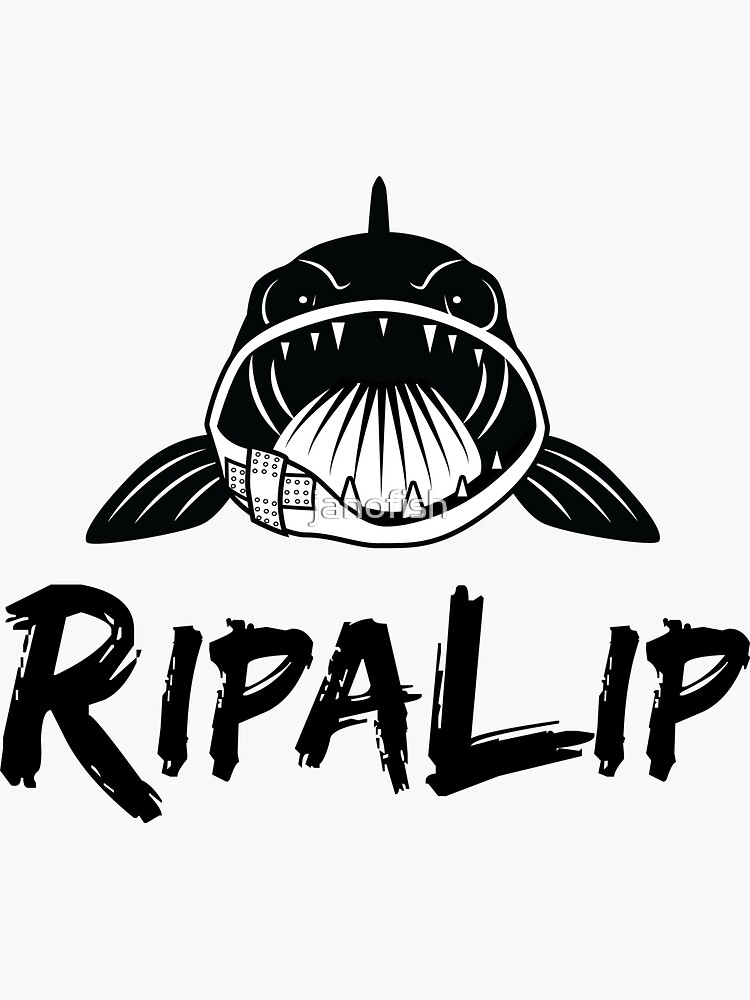 RipaLip Walleye Sticker for Sale by janofish