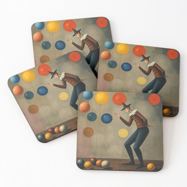 Item preview, Juggler juggling balls designed and sold by Terry Collett.