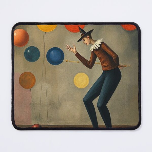 Item preview, Juggler juggling balls designed and sold by Terry Collett.