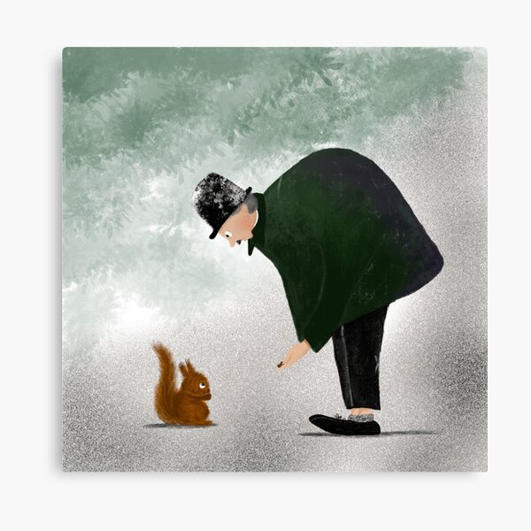 Item preview, Squirrel and the old man designed and sold by Sannevanrossum.