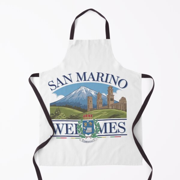 Item preview, San Marino Welcomes Flag Map Titano, Palazzo Pubblico, Guaita designed and sold by AnimalsDH305.