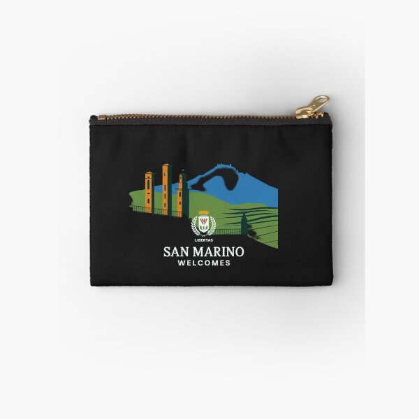 Item preview, San Marino Welcomes Flag Map Titano, Palazzo Pubblico, Guaita designed and sold by AnimalsDH305.