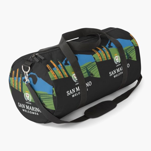 Item preview, San Marino Welcomes Flag Map Titano, Palazzo Pubblico, Guaita designed and sold by AnimalsDH305.