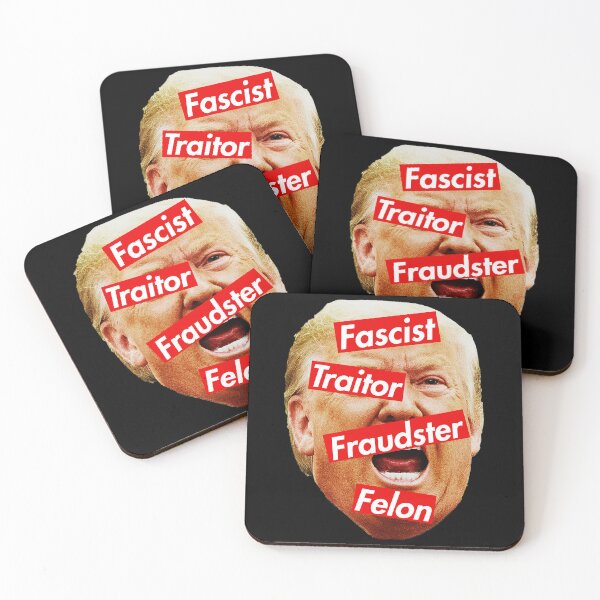 Item preview, Trump - Fascist, Traitor, Fraudster, Felon designed and sold by Thelittlelord.