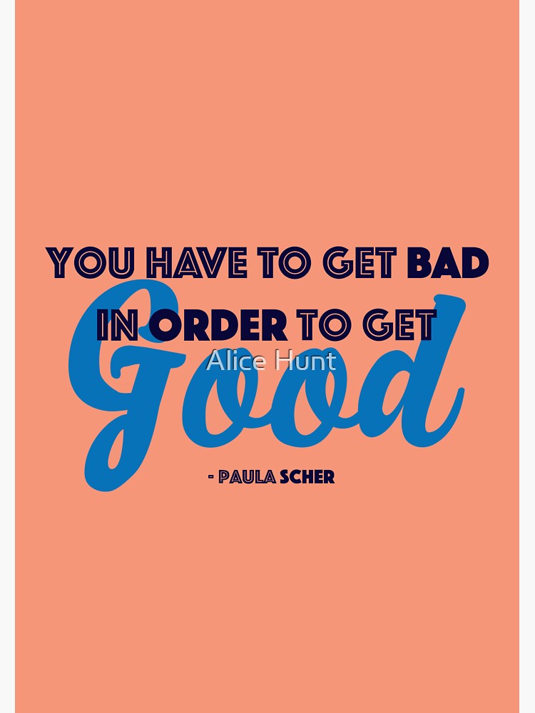 "Paula Scher Quote " Sticker by alicedaisymae3 | Redbubble