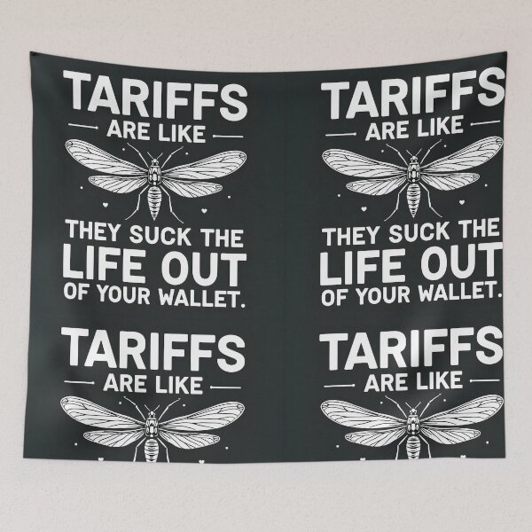 Item preview, Tariffs Suck Like Mosquitoes - Funny Tariffs Design designed and sold by CelestialAllure.
