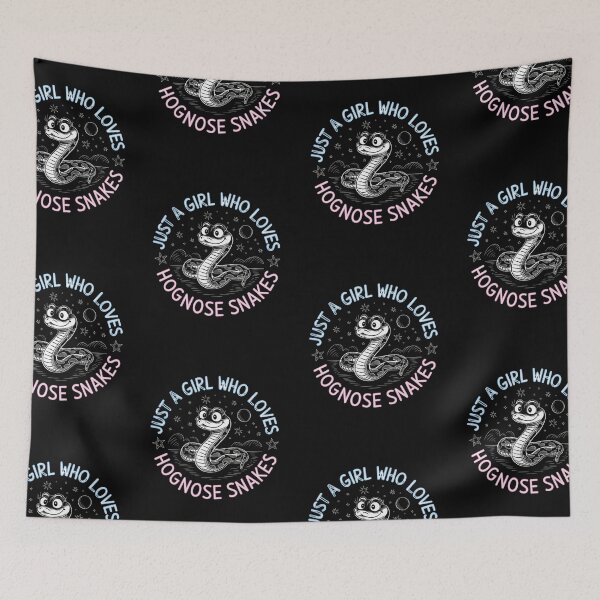 Item preview, Just a girl who loves hognose snakes designed and sold by MadCatPrints.