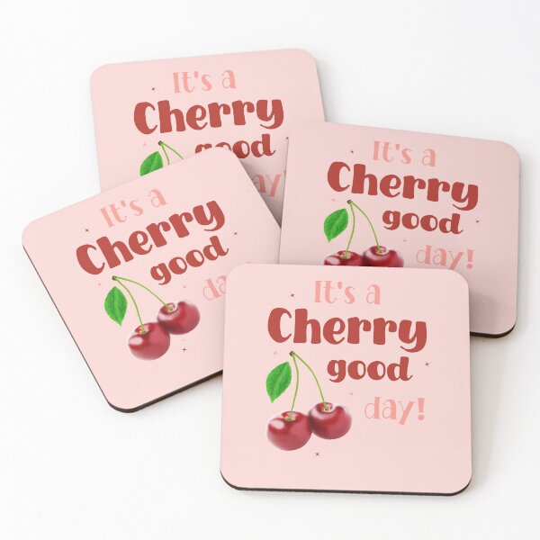 Item preview, It's a cherry good day! Funny cherry graphic gift design to boost positvie energy designed and sold by trefail.