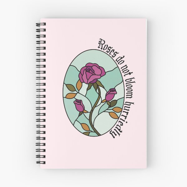 Item preview, Stained Glass Roses Inspirational Quote designed and sold by Skull Fern.