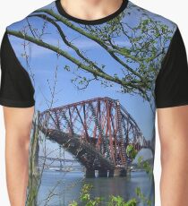 The Forth Rail Bridge Graphic T-Shirt