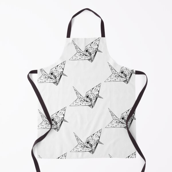 Item preview, Origami crane suminagashi designed and sold by 7Delamancha.