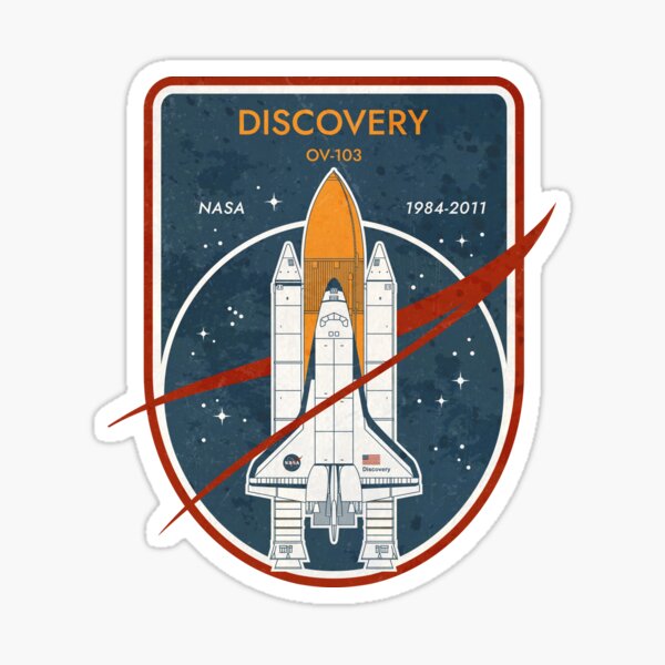 Item preview, Discovery Space Shuttle. NASA 1984-2011. Commemorative Badge designed and sold by BGALAXY.