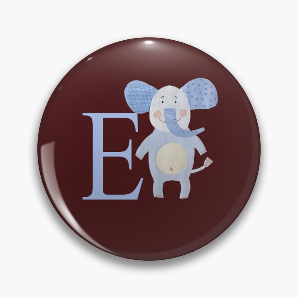Artikelvorschau, Eifriger Elefant, Buchstabe E für Elefant entworfen und verkauft von DesignbyBFD.
