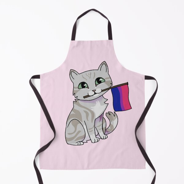 Item preview, Bisexual Pride Gray Cat designed and sold by saltjart.