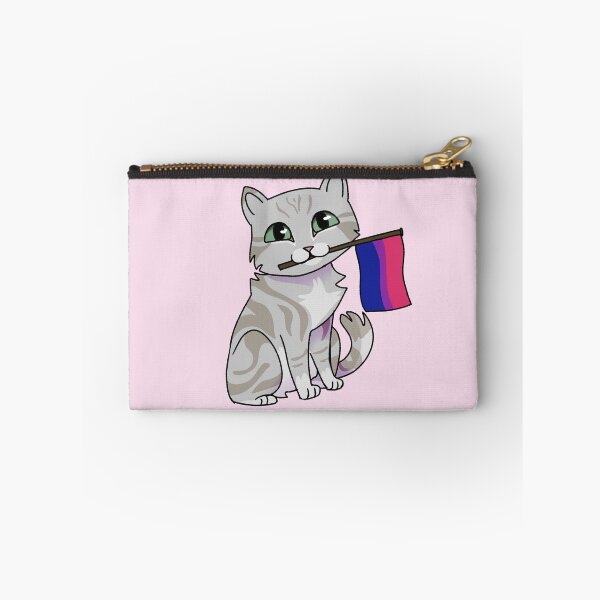 Item preview, Bisexual Pride Gray Cat designed and sold by saltjart.