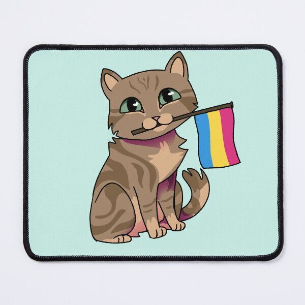 Item preview, Pansexual Pride Brown Tabby Cat designed and sold by saltjart.