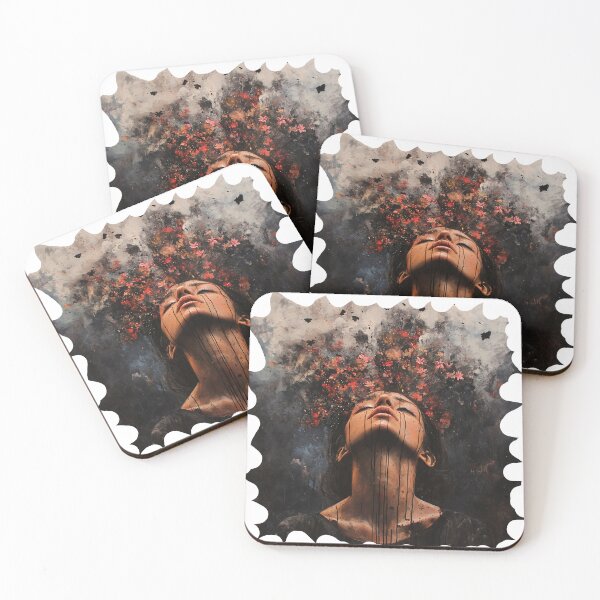 Item preview, Explosive Emotion – Surreal Art Portrait" designed and sold by MasterStyleXL.