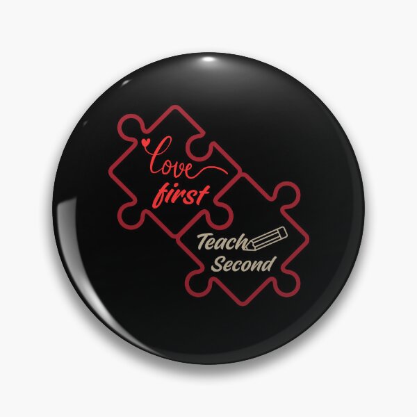 Item preview, Love first teach second teacher valentines designed and sold by Ela-graphicwiz.