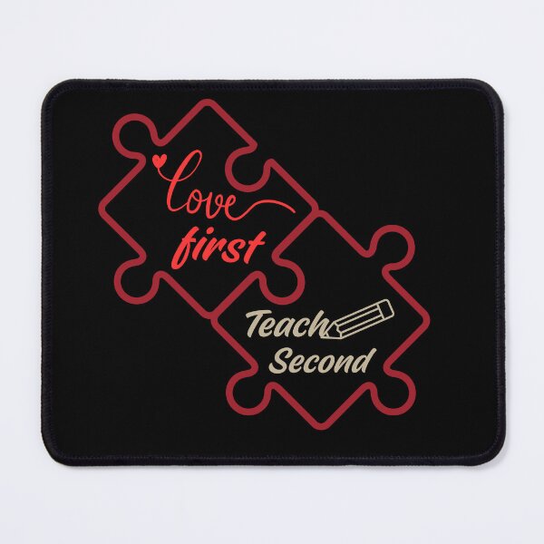 Item preview, Love first teach second teacher valentines designed and sold by Ela-graphicwiz.