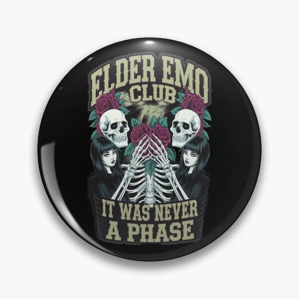 Item preview, Elder Emo Club It Was Never A Phase designed and sold by Redgiant87x.