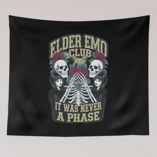 Item preview, Elder Emo Club It Was Never A Phase designed and sold by Redgiant87x.