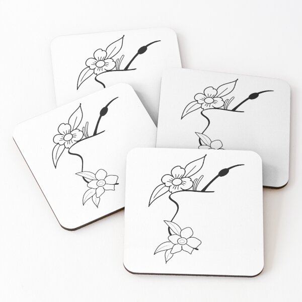 Item preview, Yerba Mate Minimalist Floral Design  designed and sold by Domiska.