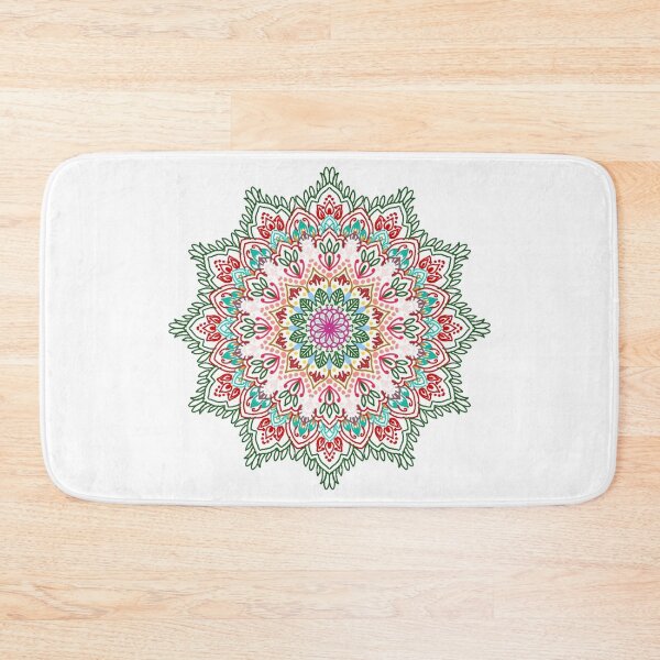 Item preview, Floral Mandala Tribal Indian Design designed and sold by cosmiccircles01.