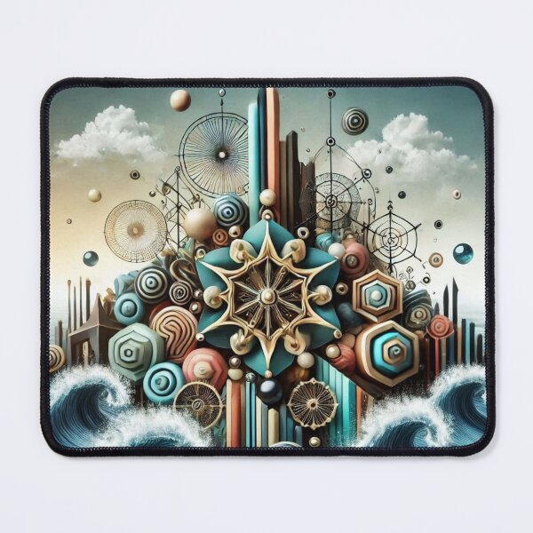 Item preview, colorful geometric,decorative shapes designed and sold by Dogandesighn.