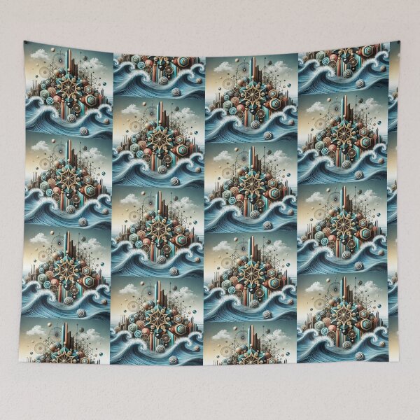 Item preview, colorful geometric,decorative shapes designed and sold by Dogandesighn.