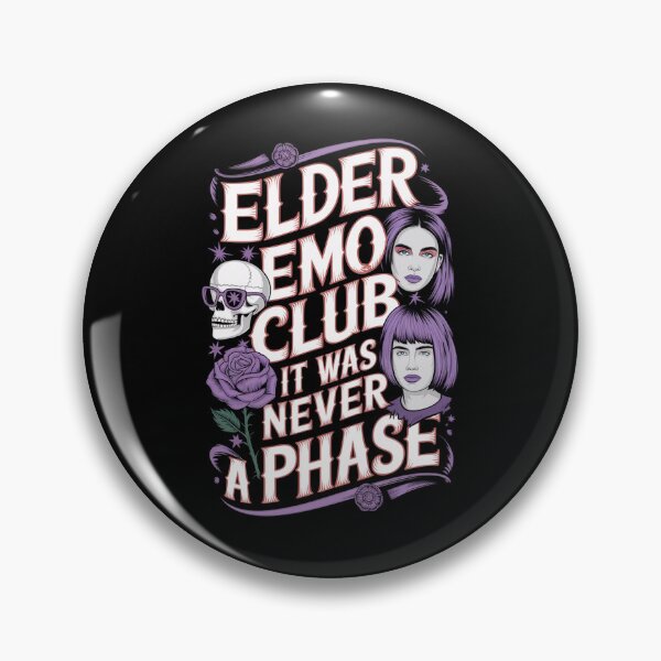 Item preview, Elder Emo Club It Was Never A Phase designed and sold by Redgiant87x.