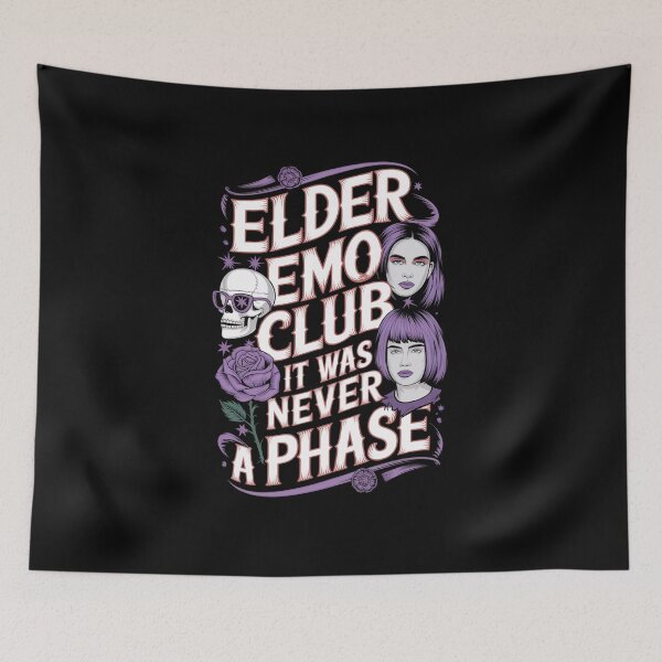 Item preview, Elder Emo Club It Was Never A Phase designed and sold by Redgiant87x.