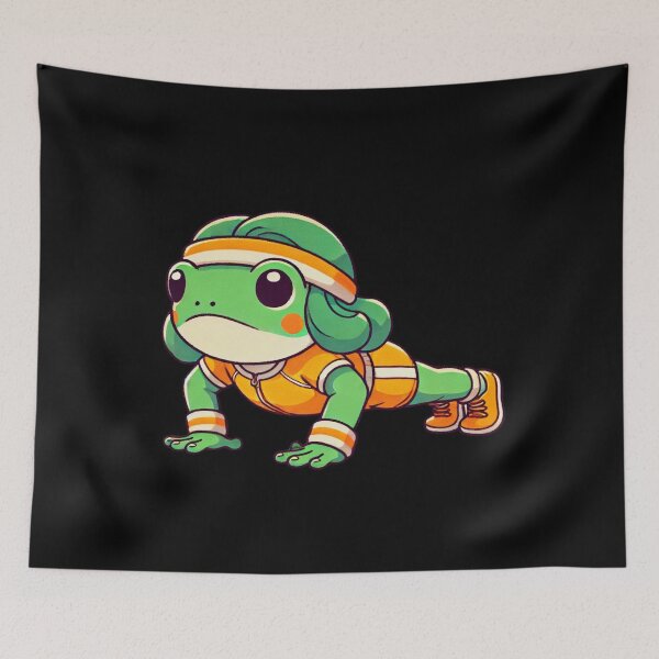 Item preview, Fitness Frog - Motivation in every workout designed and sold by ATOTI.